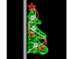 Christmas Complete Christmas Tree Lamp Pole Rope Light Motif 60cm - Multicolour