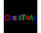 Christmas Sign Rope Light Motif 290cm - Multicolour