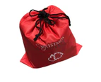 Drawstring Bag RED 33cm x 30cm - Red