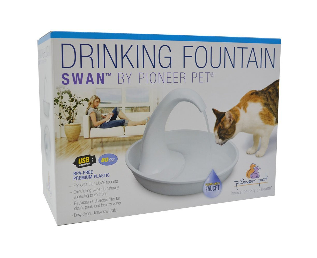 Pioneer pet swan drinking fountain sale