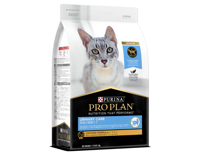 Pro Plan Adult Urinary Care Dry Cat Food Chicken Formula 3kg