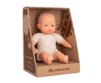 Miniland Educational Baby Doll Asian Soft Body 32cm Boxed
