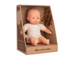 Miniland Soft Body Doll Asian 32cm Lifelike/Realistic Kids Pretend Play Toy 10m+