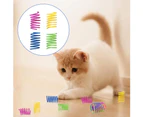 Cat Spring, 32PCS Cat Spring, Color Spiral Spring, Cat Interaction, Used for Biting Cat