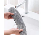 1 Pair Toilet Seat Cover Super Soft Waterproof PVC Universal Winter Closestool Mat Toilet Seat Cushion for Home-Grey