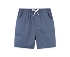 Bonivenshion Children's Cotton Shorts Baby Toddler Boys Pull on Jogger Shorts - Navy