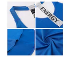 Bonivenshion Women's Sleeveless Workout Tank Crop Sports Shirts Quick Dry Yoga Tanks Tops Running Tops-Blue