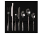 Sherwood 42-Piece Nouveau Cutlery Set - Matte Black