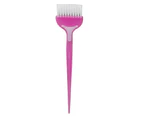 Hair Dye Brush Eco-friendly Anti-deform Plastic Hair Tint Colorant Comb for Barbers Shop-Pink