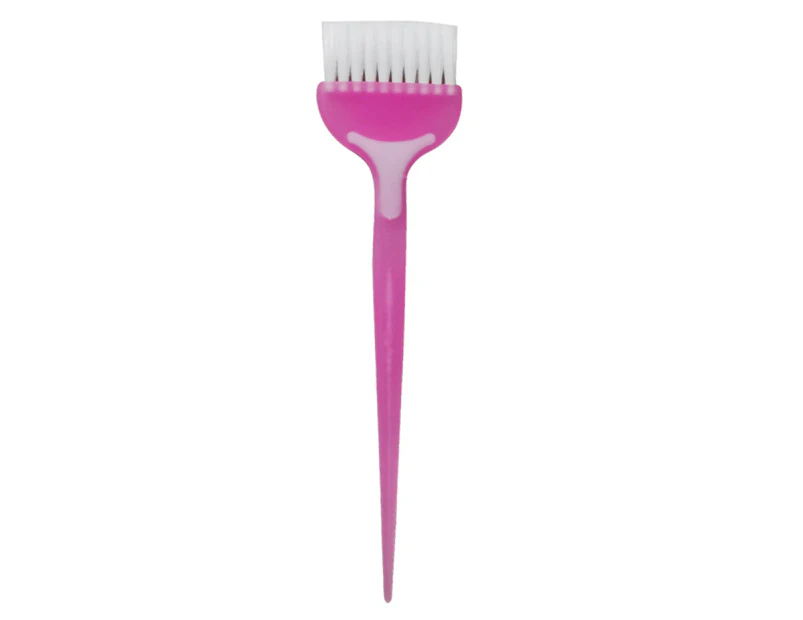 Hair Dye Brush Eco-friendly Anti-deform Plastic Hair Tint Colorant Comb for  Barbers Shop-Pink .au
