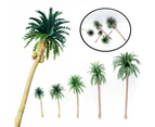 Centaurus Store 10Pcs Mini Artificial Coconut Palm Trees Model DIY Landscape Layout Accessory- 8cm