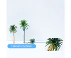 Centaurus Store 10Pcs Mini Artificial Coconut Palm Trees Model DIY Landscape Layout Accessory- 7cm#