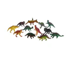 Centaurus Store 12Pcs/ 24Pcs Dinosaur Toys Cognitive Ability Burrs-free Smell-less Mini Dinosaur Figure Toys Set for Children- 12pcs