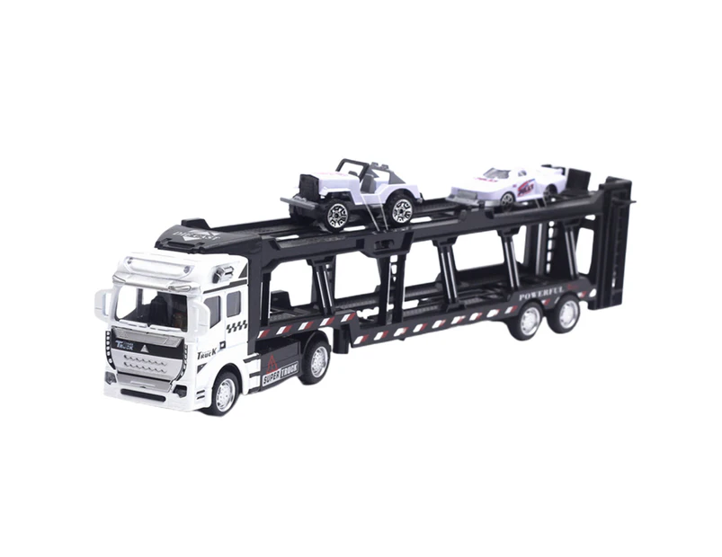 Centaurus Store 1:48 Car Toy Pull Back Drive Eye-Catching Detailed Alloy Transport Car Toy for Adults-White