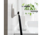 Shaver Holder Wall Mounted Strong Stickiness PS Bathroom Wall Hooks Razor Holder for Home-White