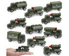 Centaurus Store 5Pcs/Set Diecast Alloy Military Vehicles Car Inertia Toy Educational Kids Toy-A6 5pcs