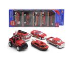 Centaurus Store 5Pcs 1/64 Diecast Alloy Engineering Racing Military Car Vehicle Model Kids Toy- F
