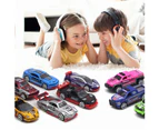 Centaurus Store 6Pcs Simulation Alloy Car Toy Police Fire Truck Off-road Racing Model Kids Gift- B