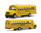 Centaurus Store Alloy Pull Back School Bus Model Collection Vehicle Children Car Toy Decor Gift-Yellow