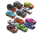 Centaurus Store 6Pcs Simulation Alloy Car Toy Police Fire Truck Off-road Racing Model Kids Gift- D