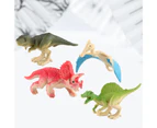 Centaurus Store 4Pcs/Set Dinosaur Figurine Lovely Delicate Craft PVC Ankylosaurus Stegosaurus Spinosaurus Figurine for Show- A