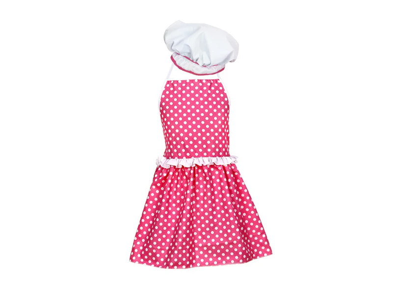 Centaurus Store 22Pcs/Set Girl Kids Kitchen Role Play Cooking Apron Chef Hat Baking Tools Toy- 22Pcs/Set
