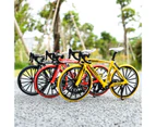 Centaurus Store Bicycle Model Wear-resistant Simulation Alloy 1:8 Alloy Bicycle Model Toy for Kids- K
