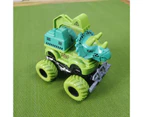 Centaurus Store Baby Inertia Car Toy Safe Interactive Colorful Cartoon Dinosaur Baby Blaze Truck Toy for Home- D