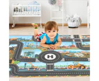 Centaurus Store Game Mat Identify Ability Vivid Fabric Urban Construction Engineering Small Map Toy for Kids- B