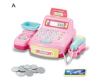 Centaurus Store Electronic Children Pretend Play Simulation Supermarket Cash Register Game Toy- A