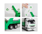 Centaurus Store Kids Toy Car Pull Back Alloy Vehicle Model Engineering Garbage Sanitation Truck- B