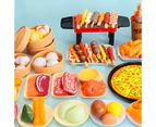 Centaurus Store Role Play Food Game Realistic Interactive Bright Color Fruit And Vegetable Food Play House Simulation Toy for Girls - A