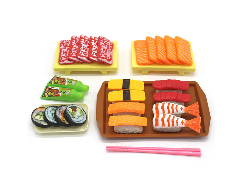 Centaurus Store Simulation Sushi Food Cuisine Set Model Pretend Play Kitchen Education Kids Toy- *Sushi