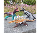 Dinosaur Model Toy Early Learning Solid Model Realistic Tyrannosaurus Rex Triceratops Brachiosaurus Model Action Figures Educational Toy - A