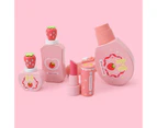 Makeup Toys with Bag Attractive Smooth Surface Safe Dreamlike Novel Colorful Girl Role Play Simulation Makeup Cosmetic Toy Birthday Gift-Pink