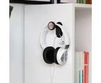 Orawway Headphone Holder Small Size Easy to Install Retractable Portable ABS Headphone Stand for Home - Black