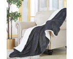 Blanket Double-Sided Blankets, Cozy Blankets, Thick Warm Sofa Blanket Fluffy Fleece Blanket for Sofa Throw or Living Room Blanket