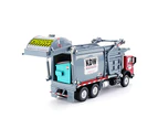 1/24 Diecast Alloy Transporter Garbage Truck Model Educational Kids Toy Gift