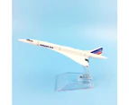 1/400 16cm Diecast Air France Concorde Plane Aircraft Airplane Model Kids Gift