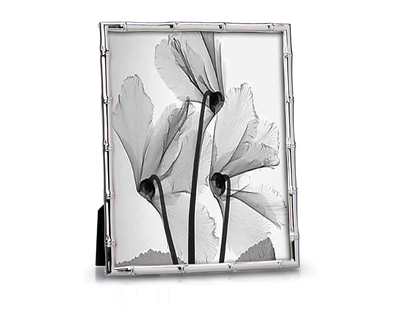 Whitehill Studio - Silver Plated Photo Frame - Bamboo 8x10" - N/A
