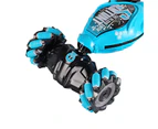 1 Set Safe Car Toy Model Fall Resistant Stunt Vehicle Toy - Blue