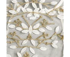 graceful Underwear Sleeveless Lace Embroidery Pattern Bodysuit Female Erotic Costume Underwear for Sleeping -White