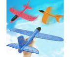 3Pcs Kids Outdoor Throwing Plane Flying Aircraft Gilders Model Airplane Toy Gift