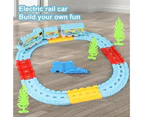 1 Set High Simulated Car Toy Funny DIY Tracks Train Model Toy for Children