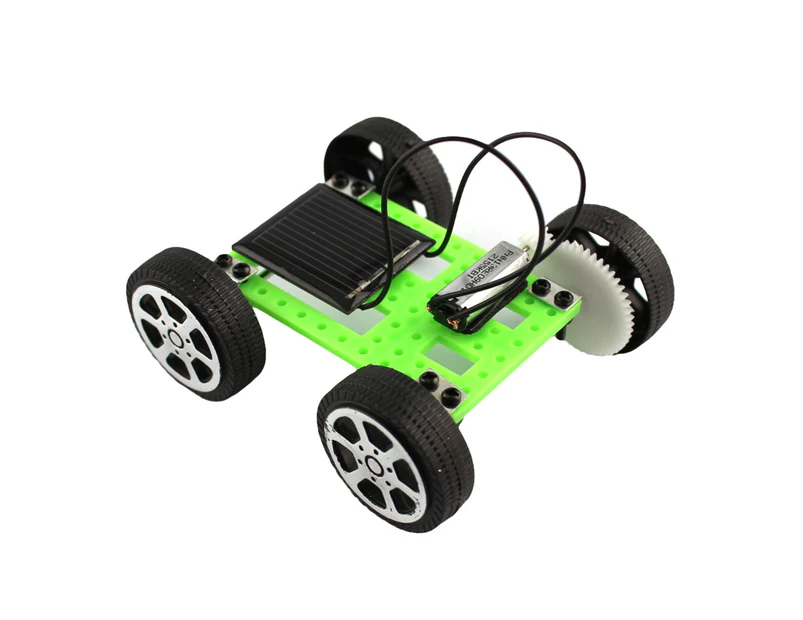 DIY Assembly Solar Panel Energy Mini Car Vehicle Racer Model Kids Education Toy