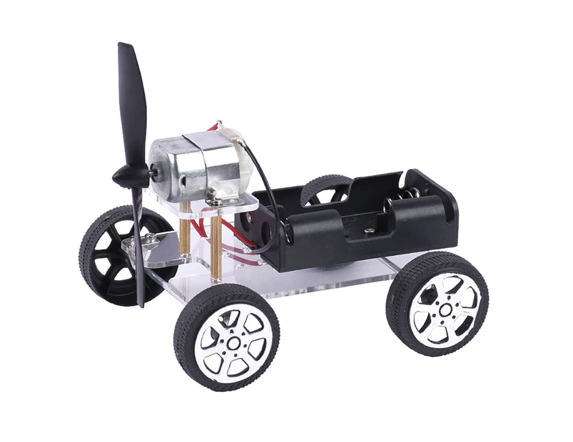 DIY Wind Car Model Technology Science Experiment Educational Toy Teach Kit Gift