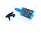 500ml Continuous Spray Bottle Electroplate Professional Fine Mist Meticulous Workmanship Retro Beauty Accessory PET Barber Shop Water Sprayer-Blue