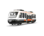 Toy Train Exquisite Rust-Resistant Sturdy High Speed Railway Model for Gift - White