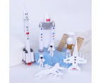 7Pcs/Set Space Model Fine Workmanship Decoration ABS Space Shuttle Exploration Toys for Children