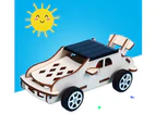 Kids Creative DIY Assembly Solar Power Car Model Handmade Science Experiment Toy